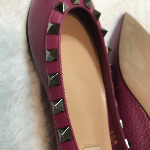 Valentino Rockstud ballerinas flat shoes - Picture 7 of 8